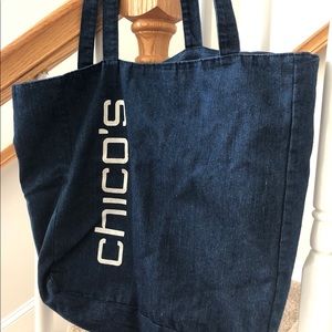 Chico’s Lined Denim Tote
